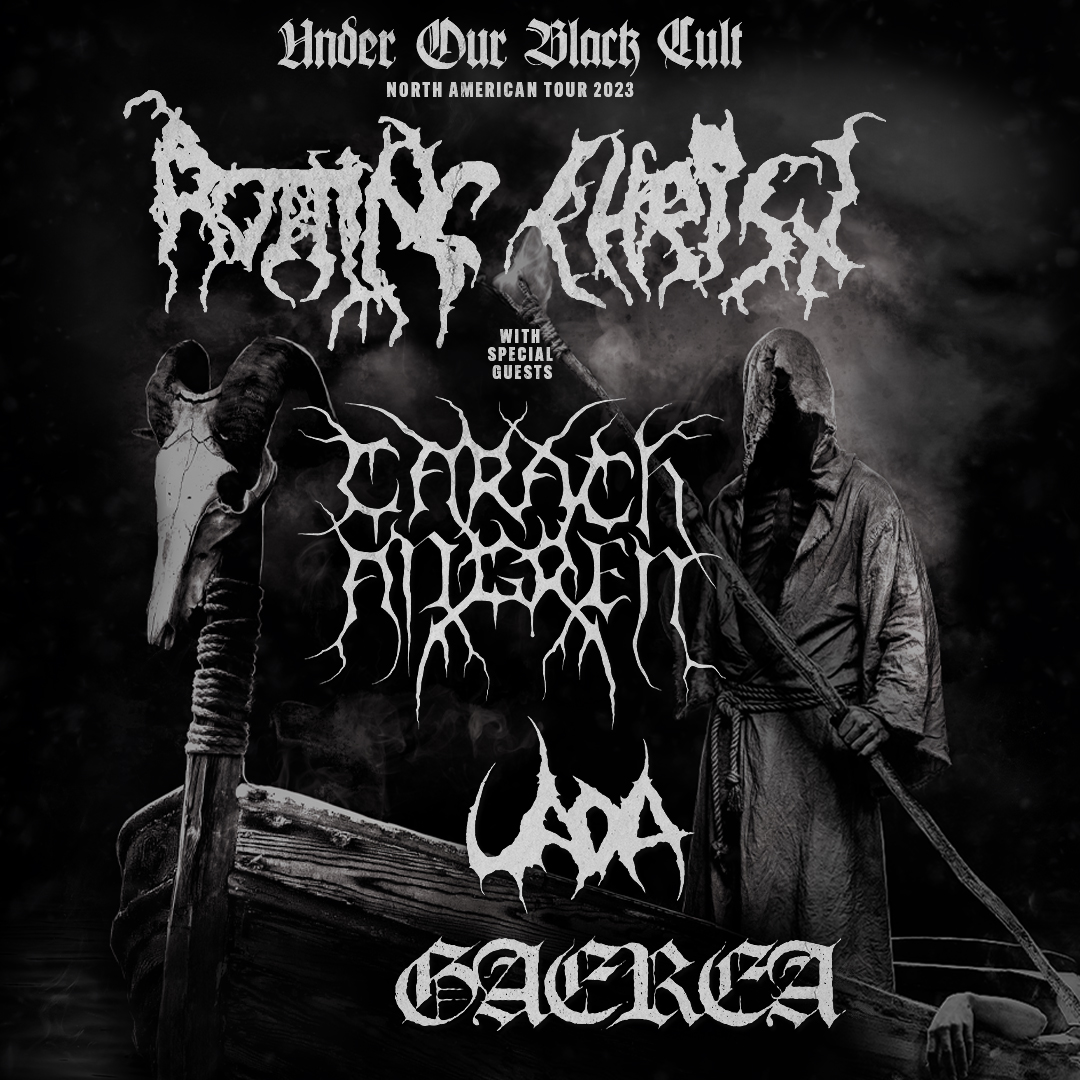 ROTTING CHRIST, CARACH ANGREN, GAEREA Kick Off "Under Our Black Cult