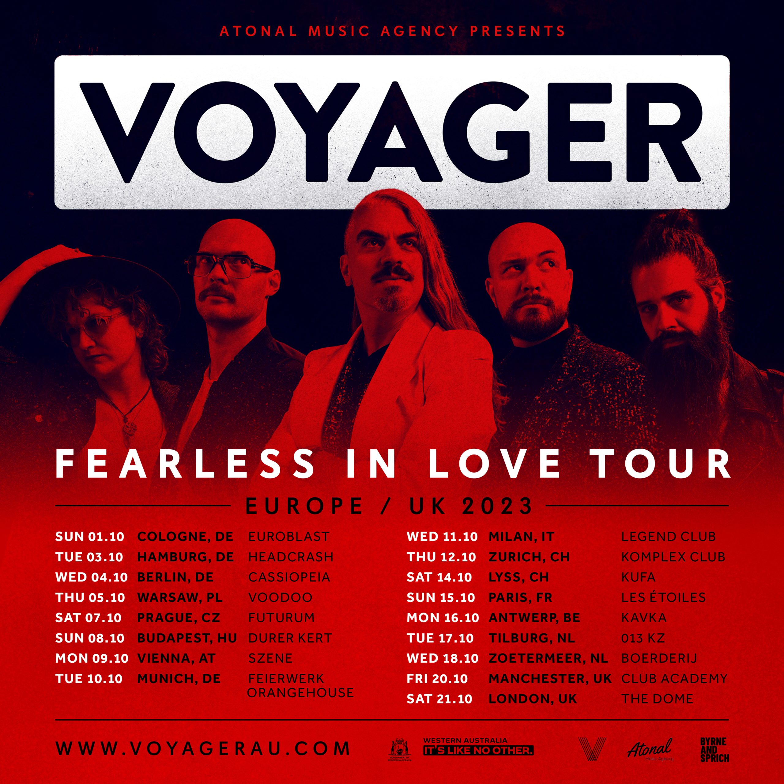 voyager cover band