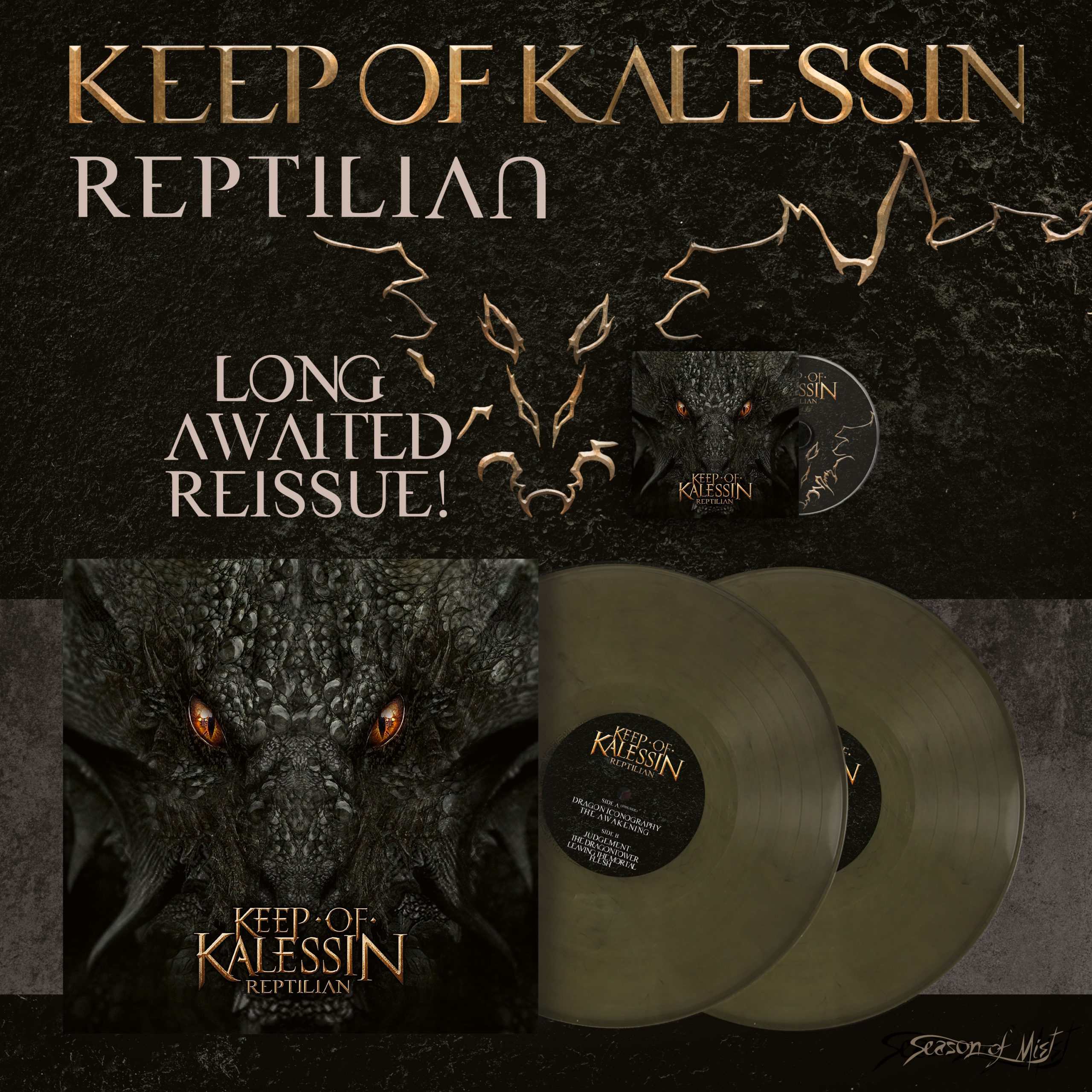 KEEP OF KALESSIN Reissue Reptilian | Season of Mist