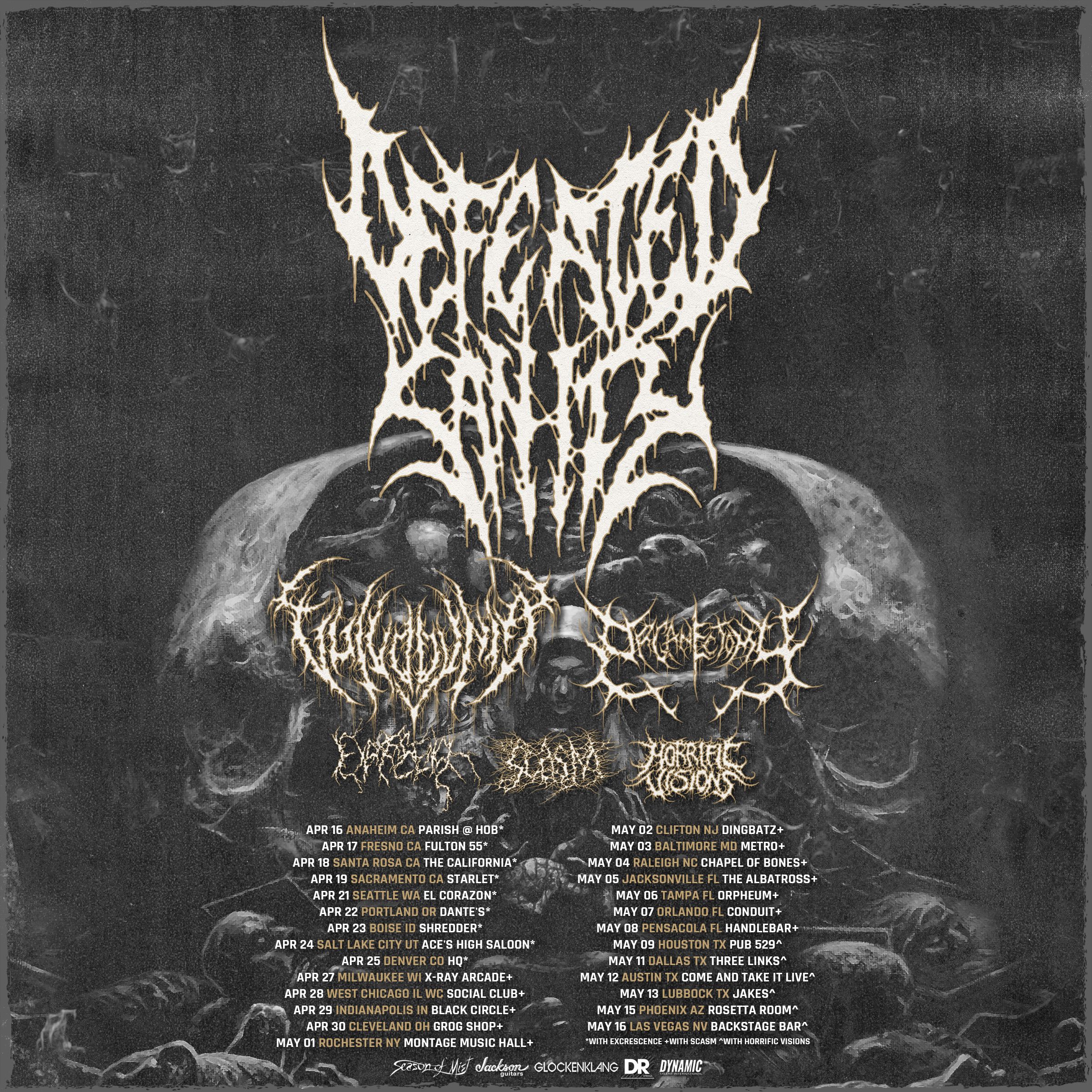 Defeated Sanity Announce U.S. Headline Tour | Season of Mist