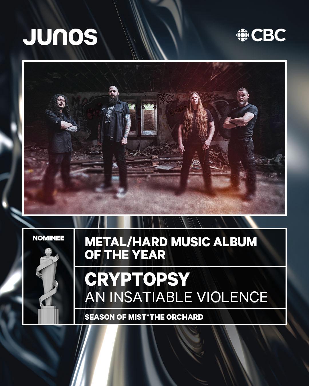 Cryptopsy CDまとめ売り 4枚 帯付き Cryptopsy（クリプトプシー）『An Insatiable Violence
